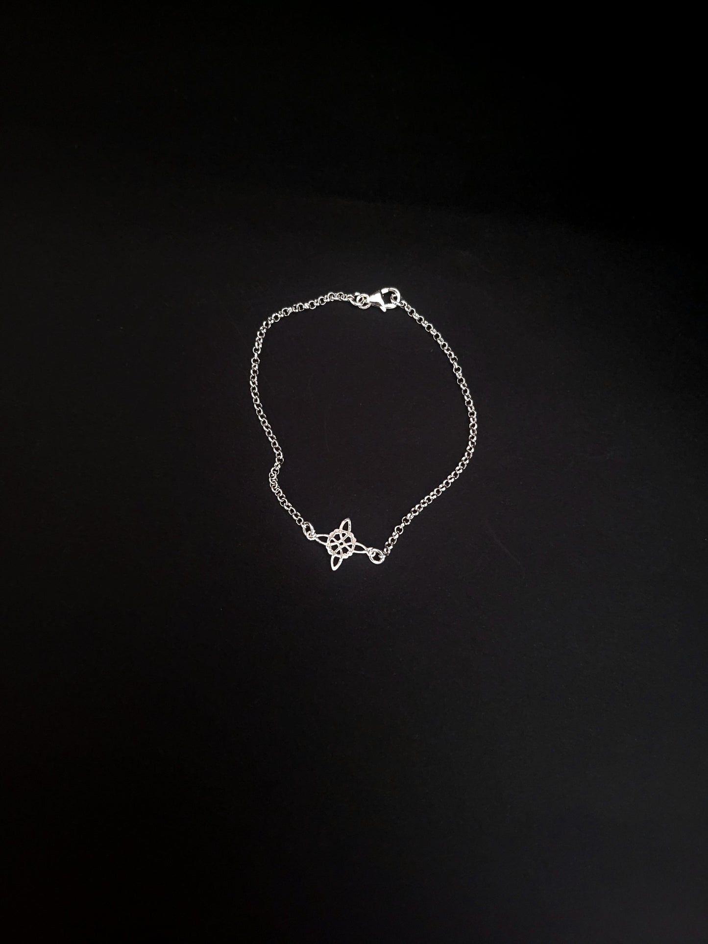 Pulsera Nudo Bruja Plata