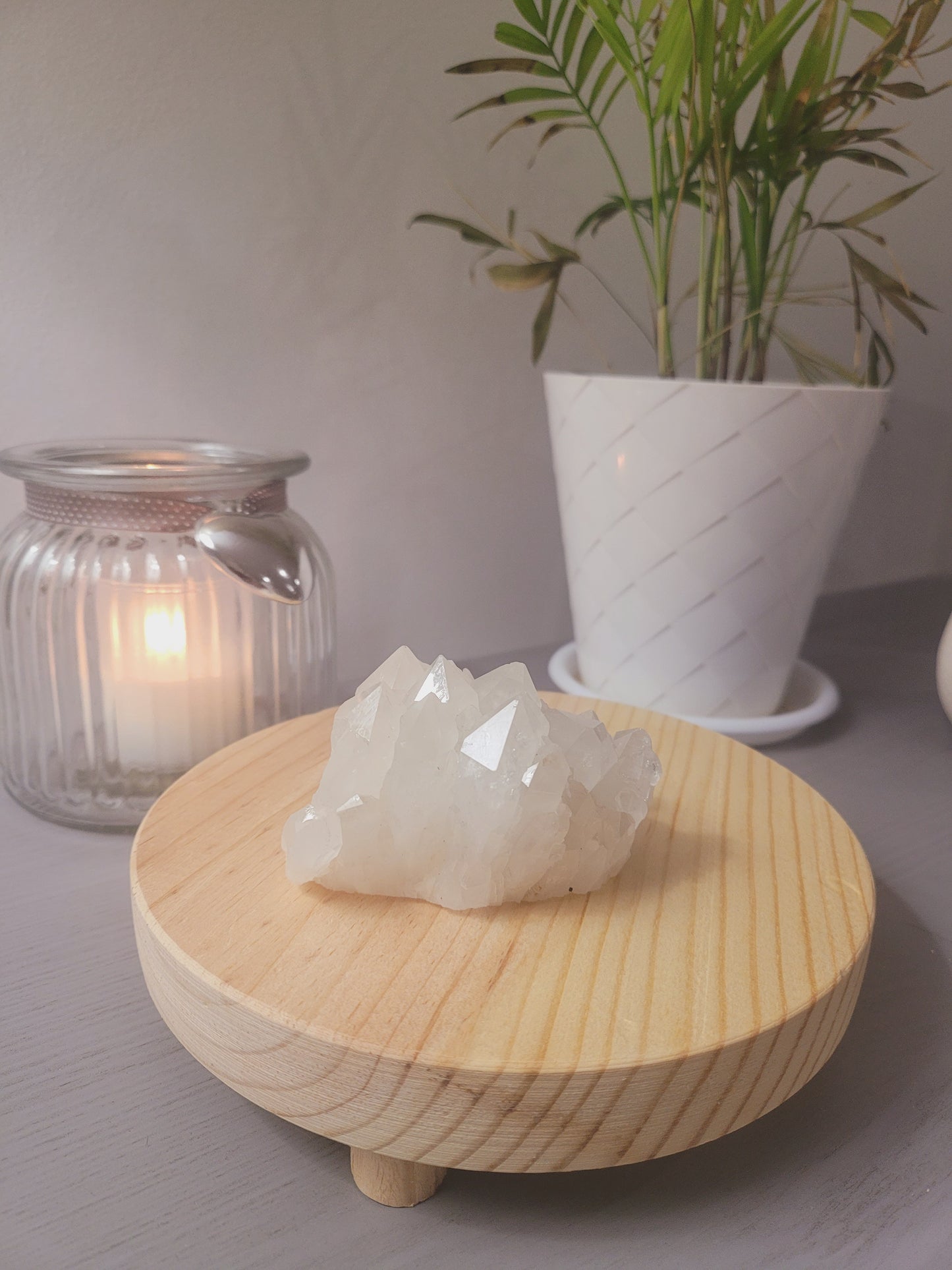 Drusa Cuarzo Blanco 7cm