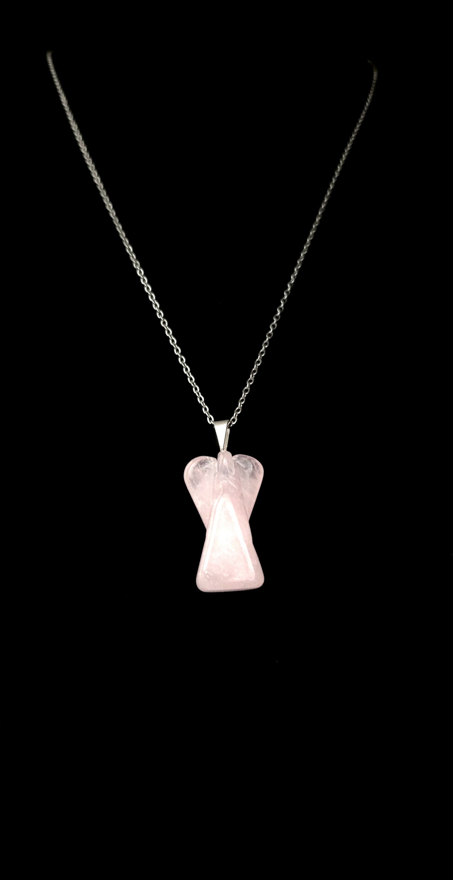 Collar Ángel Cuarzo Rosa