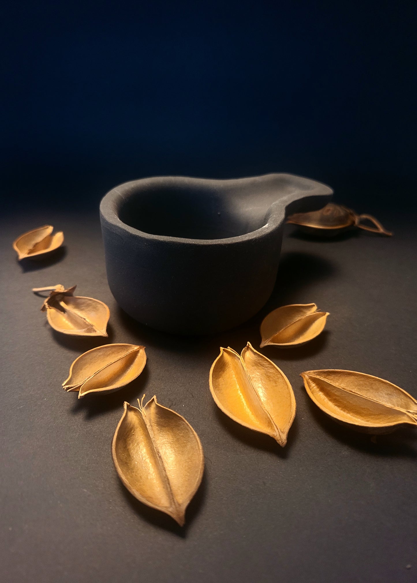 Cuenco de barro Quemador Incienso