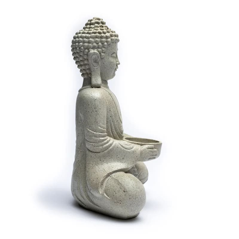 Portavela Buda Meditación 27 cm